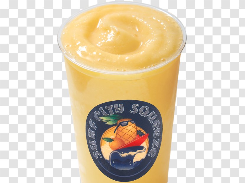 Smoothie Orange Drink Juice Milkshake - Slush - Fresh Pineapple Fruit Transparent PNG