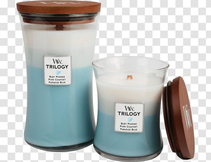 WoodWick Fresh And Clean Trilogy Candle Large Doftljus - Perfume - Wholesale Lighted Loupes Transparent PNG