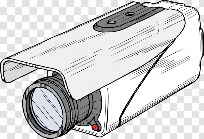 Closed-circuit Television Surveillance Wireless Security Camera Clip Art - Closedcircuit - Drawing Transparent PNG