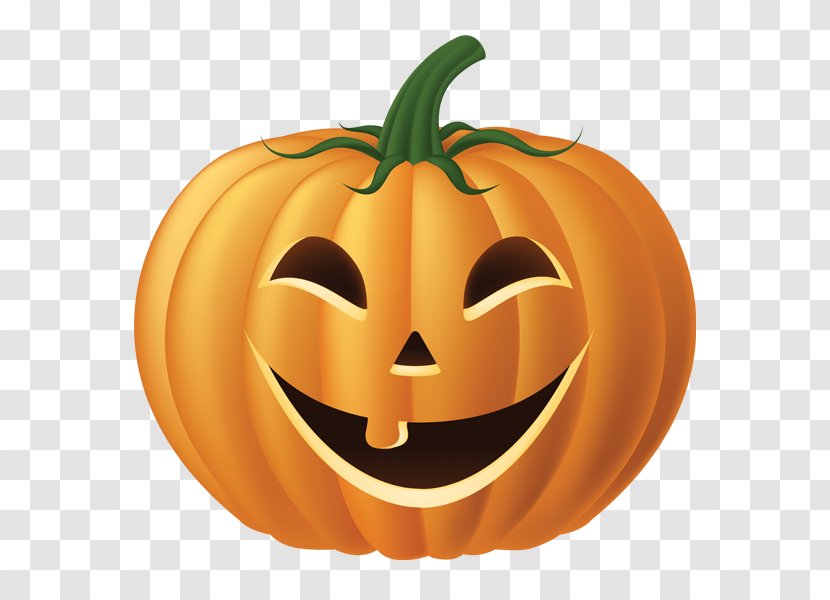 Jack-o'-lantern Pumpkin Halloween Gourd - Cucurbita Transparent PNG