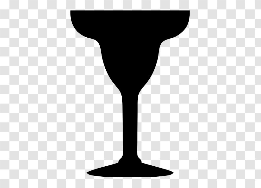 Wine Glass Champagne Martini Black And White Cocktail Transparent PNG