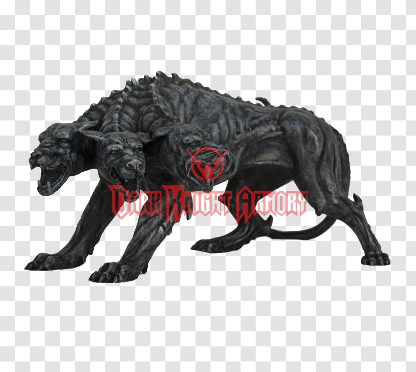 Hades Cerberus Statue Sculpture Greek Mythology Animal Figure Hand Painted Puppy Transparent Png