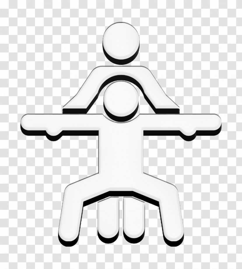Yoga Icon Exercise Pictograms Icon Transparent PNG