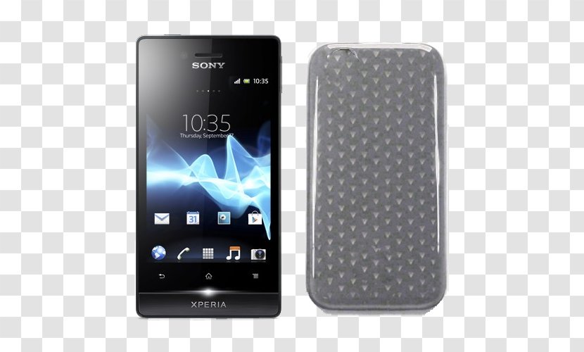 Sony Xperia Miro Sola J Tipo - Gel Transparent PNG