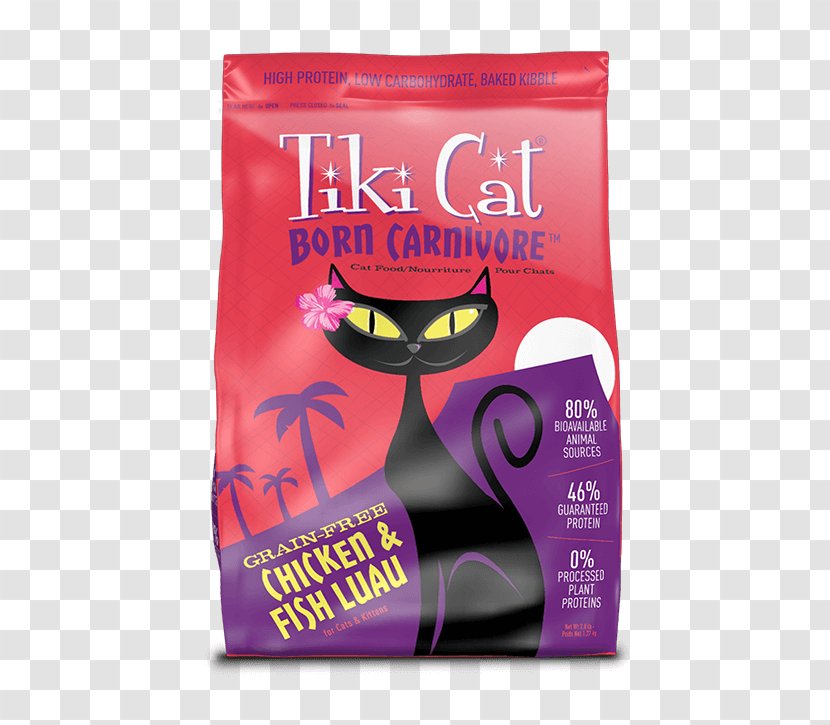 Cat Chicken Poster Brand Carnivore - Tiki - Delicious Baked Fish Transparent PNG
