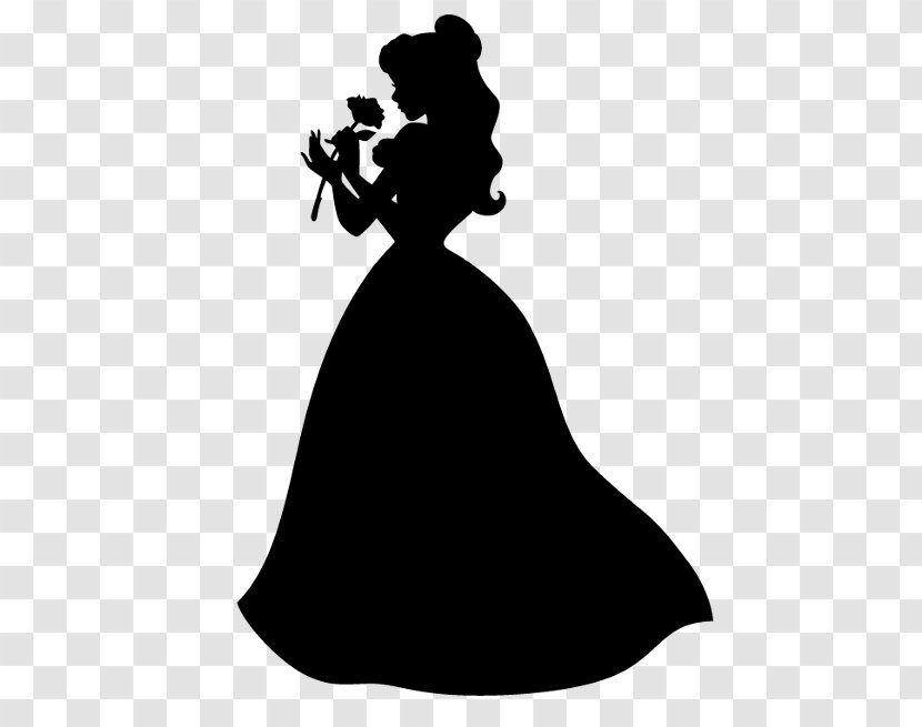 Belle Silhouette Beast Photography - Victorian Fashion - Beauty And The Autodialer Inf Transparent PNG