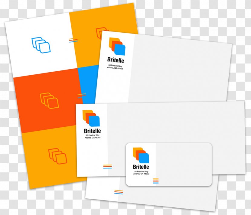 Paper Logo Brand - Yellow - Design Transparent PNG