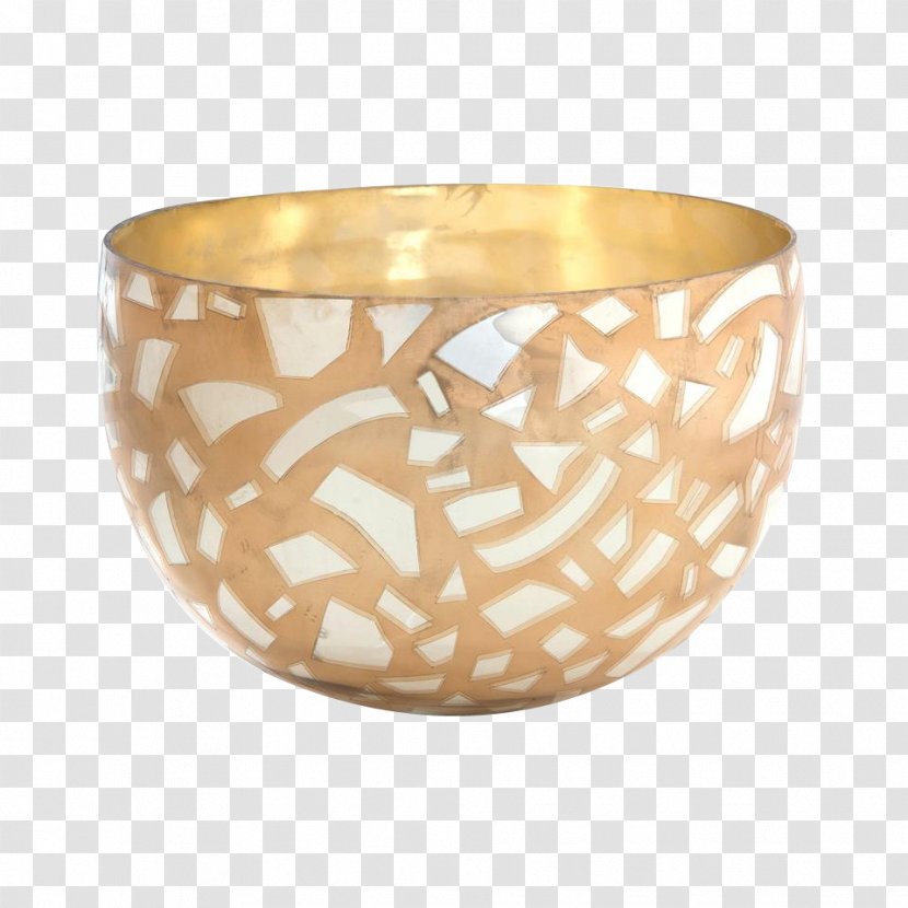 Bangle Bowl Silver Gold Glass - Metal Transparent PNG