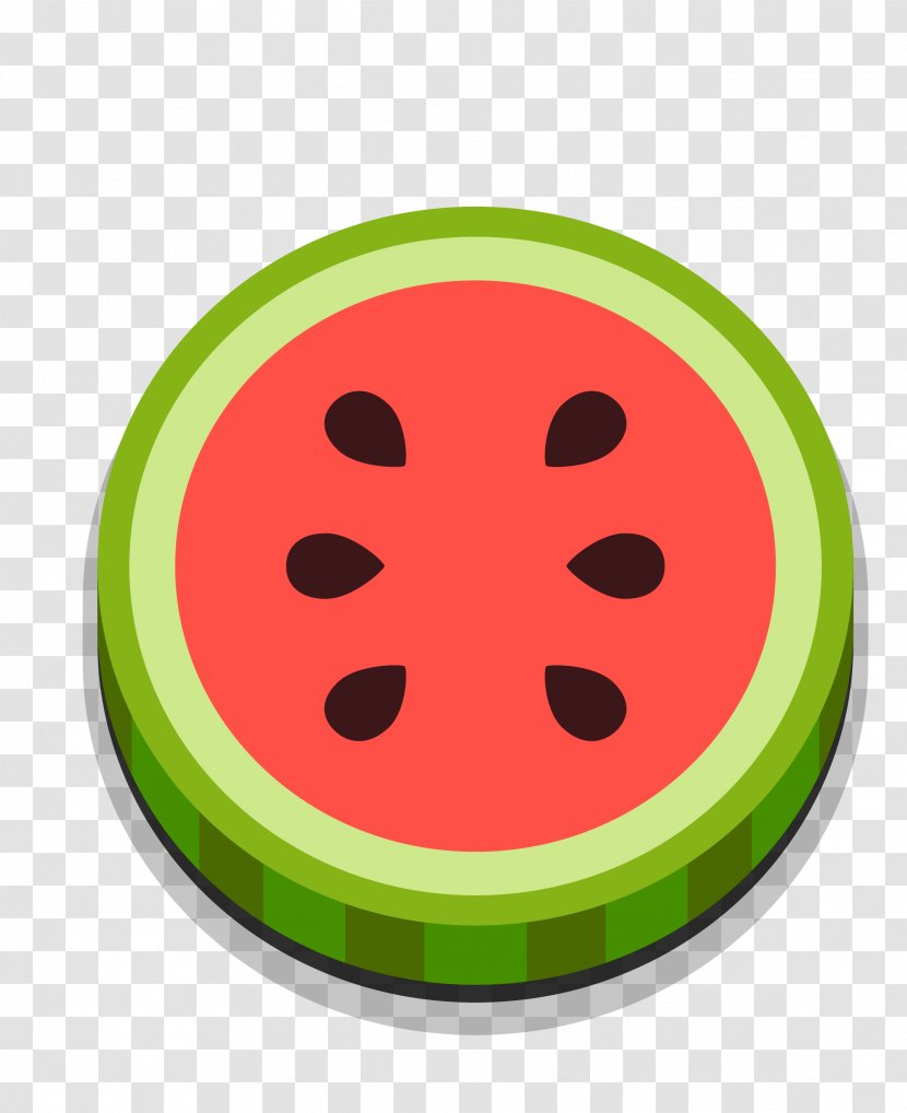 Watermelon Cartoon Fruit - Citrullus - Cross Section Transparent PNG