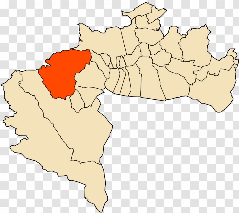Biskra Ouled Djellal District Ech Chaïba El Kantara - Doucen - Map Transparent PNG