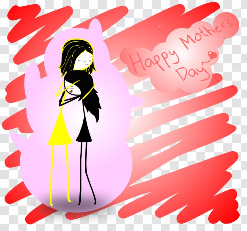 Graphic Design Cartoon - Art - HAPPY MOTHERS DAY Transparent PNG