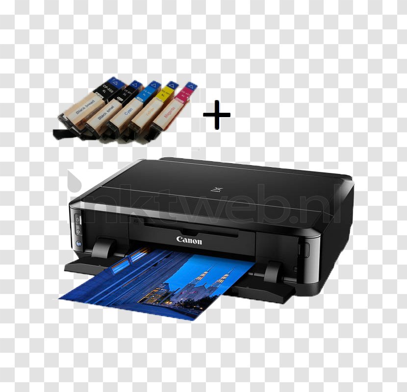 Inkjet Printing Printer Canon PIXMA IP7250 Ink Cartridge - Pixma Ip7250 Transparent PNG