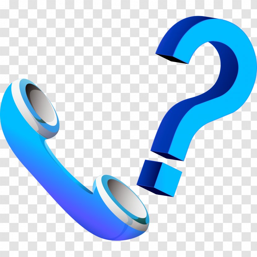 Blue Telephone Icon - Body Jewelry - Phone Handle Material Transparent PNG