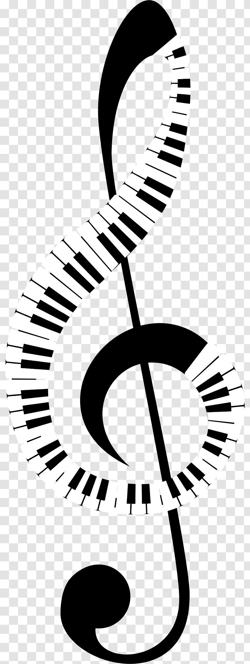 Computer Keyboard Clef Treble Musical Note - Frame - Bass Transparent PNG