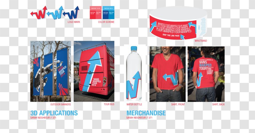 T-shirt Banner Graphic Design Advertising - Web - Warped Tour Transparent PNG