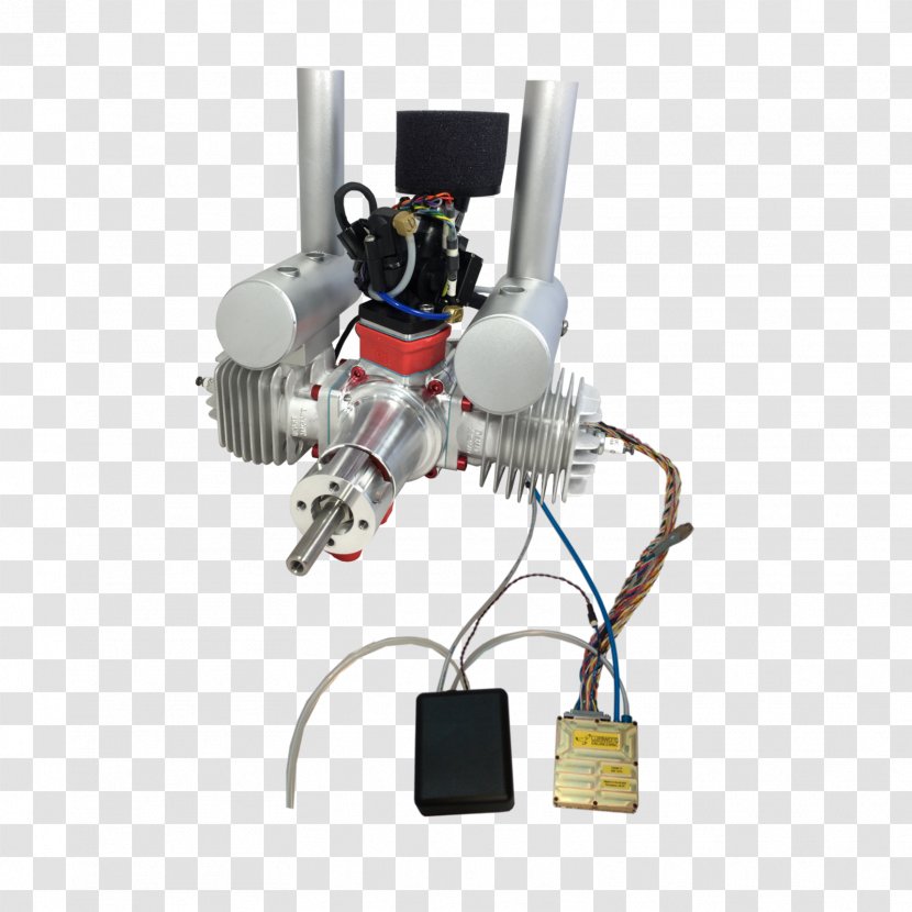 Fuel Injection Aircraft Machine Unmanned Aerial Vehicle Reciprocating Engine - Uncrewed Transparent PNG