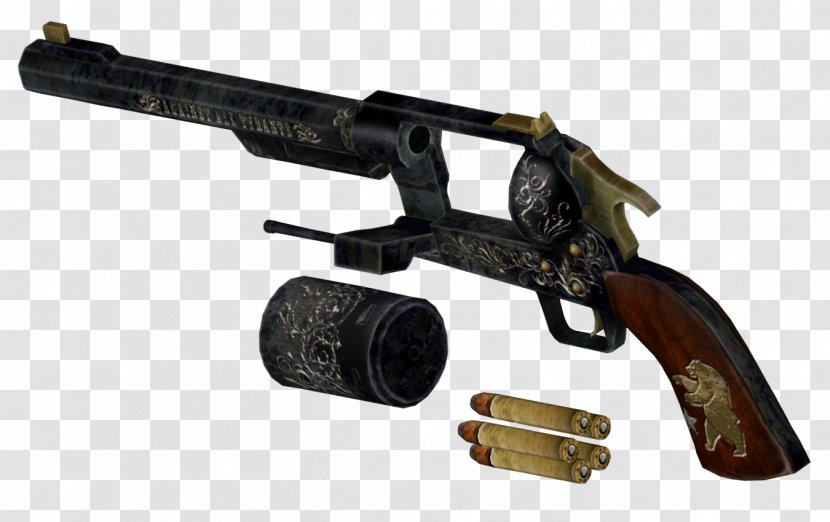 Fallout: New Vegas Revolver Fallout 4 California Trigger - Flower - Ammunition Transparent PNG