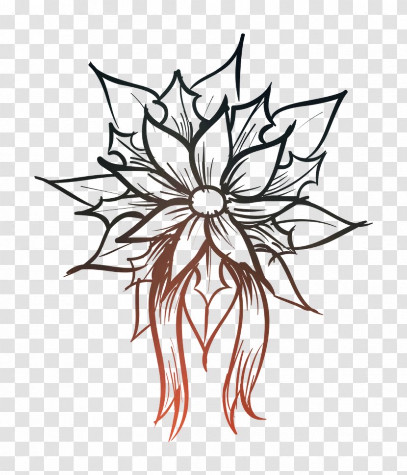 Floral Design Drawing /m/02csf Clip Art Pattern - Plant - Leaf Transparent PNG