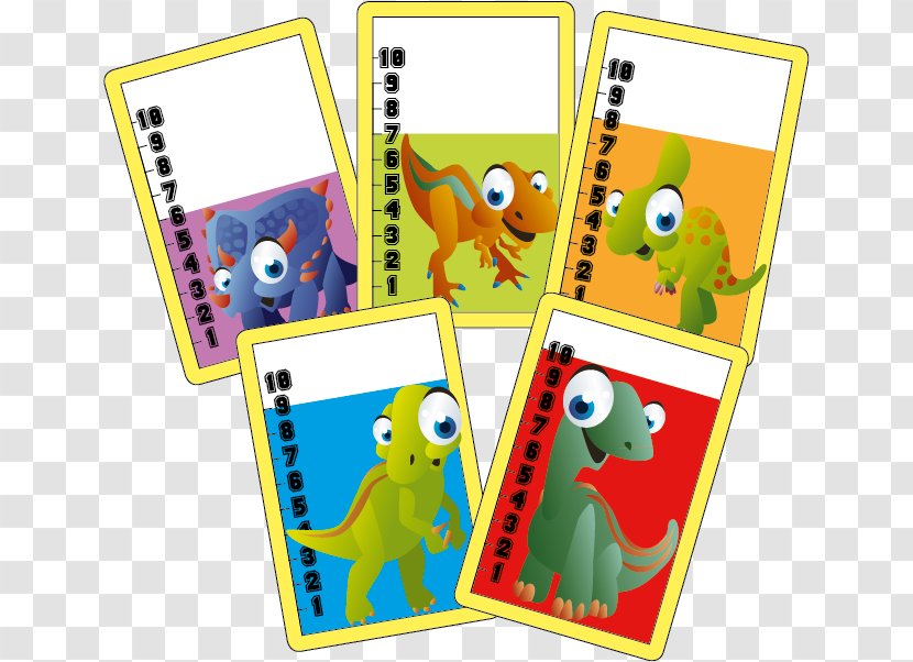 War Card Game Ten Terrible Dinosaurs Dice - Toy Transparent PNG