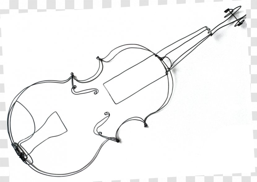 Musical Instruments Wire Sculpture Oboe Art - Heart Transparent PNG