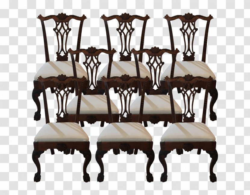 Table Wing Chair Furniture Living Room - Queen Anne Style Transparent PNG