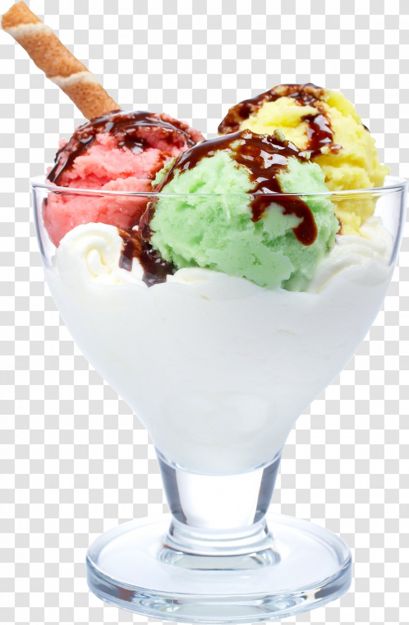 Ice Cream Cone Sundae Frozen Yogurt - Ingredient - Image Transparent PNG