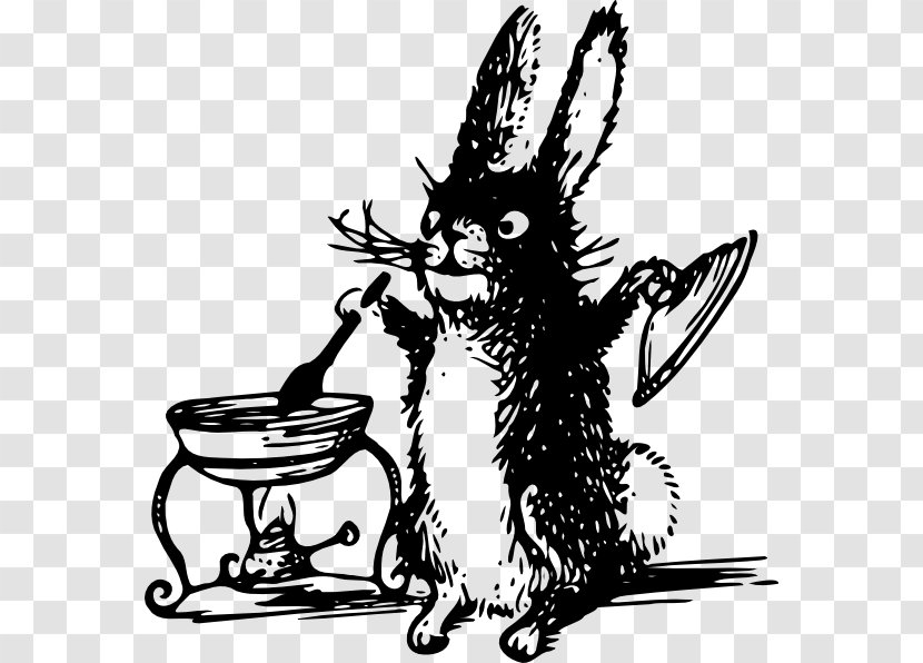 European Rabbit Cooking Clip Art - Eating Transparent PNG