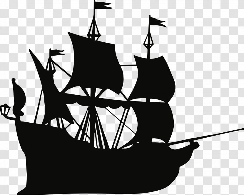 Sailing Ship Piracy - Sail - Pirate Transparent PNG