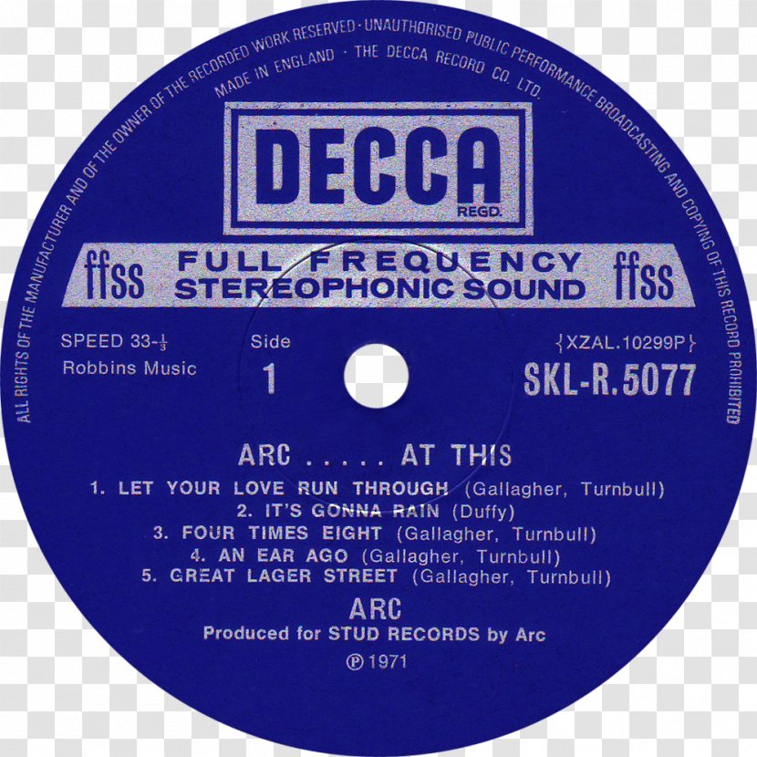 Compact Disc Phonograph Record Decca Violin Concerto - Label - Atlantic Records Logo Transparent PNG