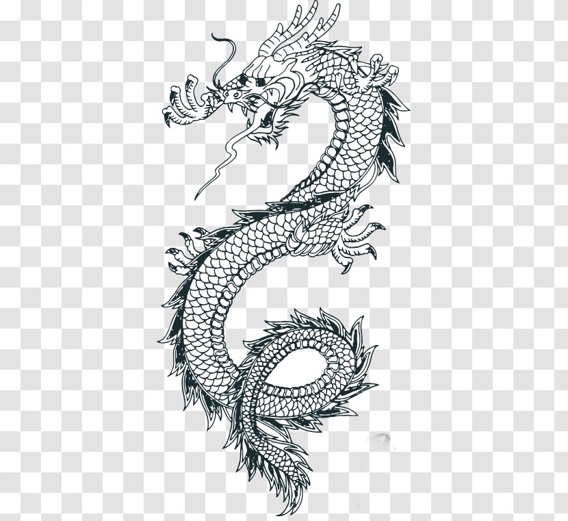 Chinese Dragon Clip Art - Mythical Creature Transparent PNG