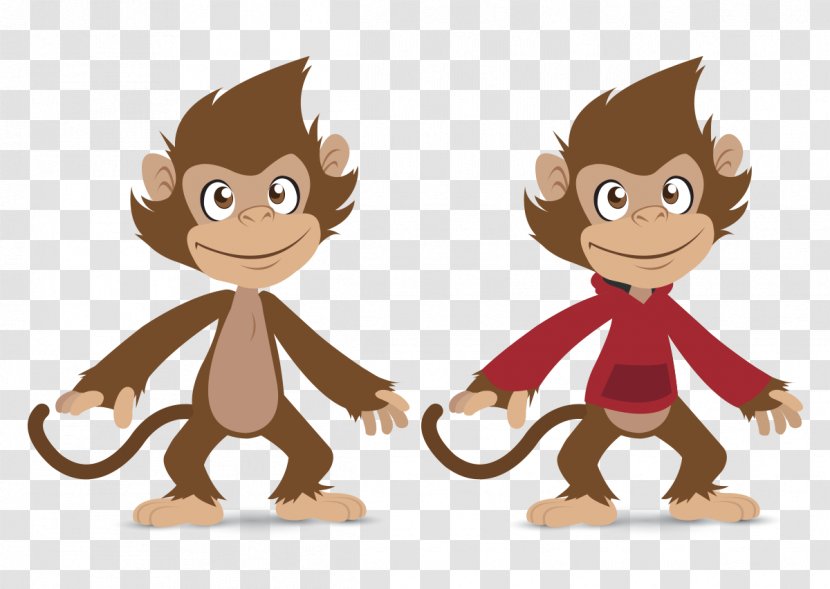 Lion Monkey Primate Illustration Cat - Fictional Character Transparent PNG