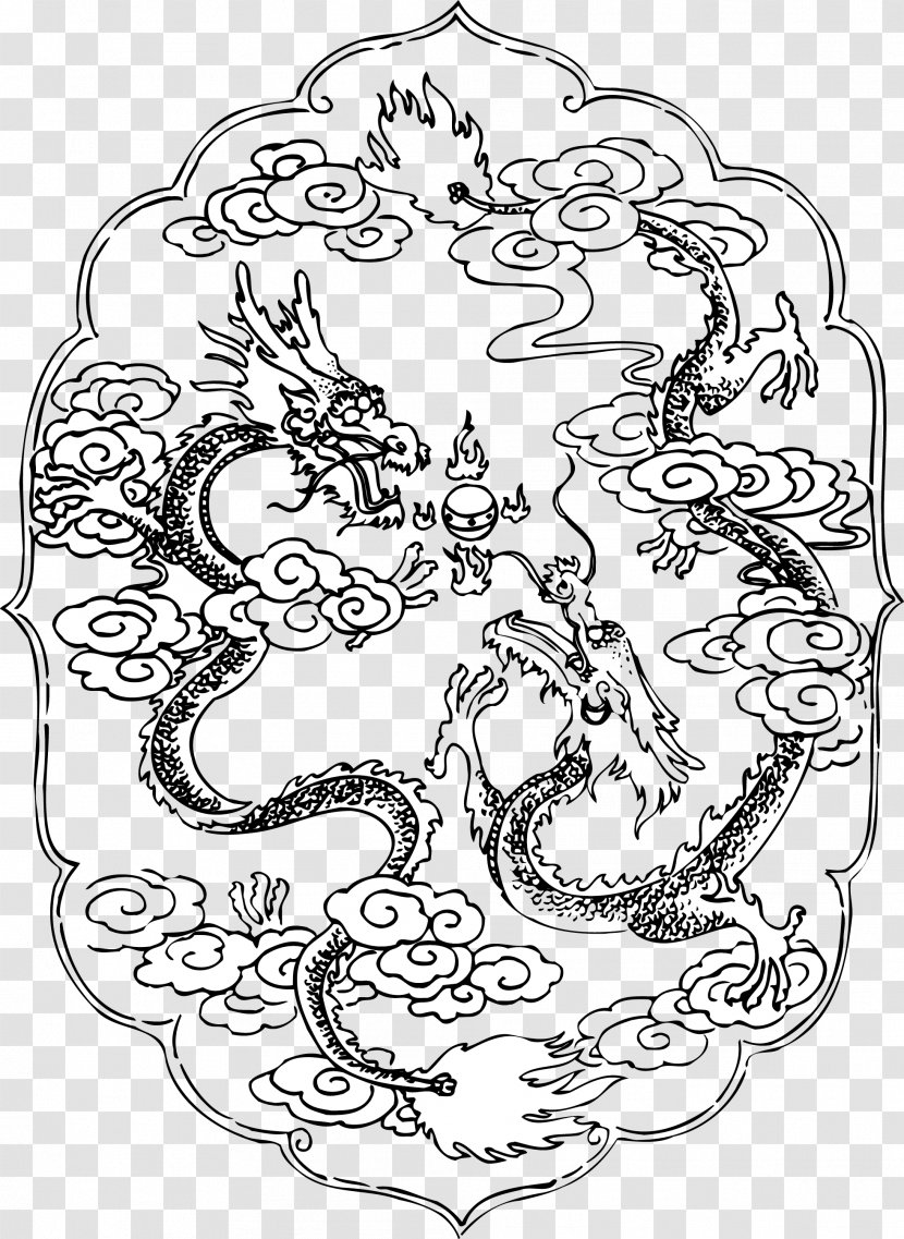 Vector Graphics Chinese Dragon China Image Art - Line - Mechanical Engineering Transparent PNG