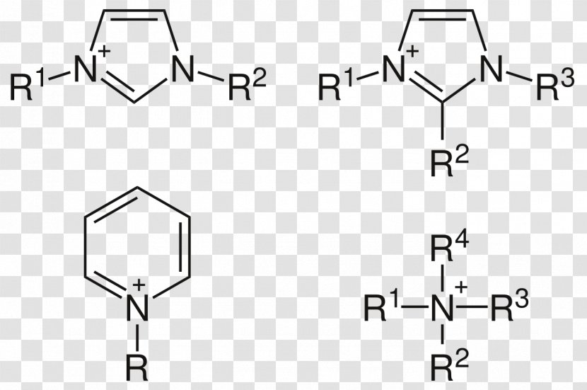 Ionic Liquid Salt Bonding Cation - Watercolor Transparent PNG