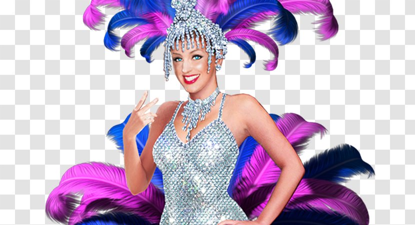 Showgirl Las Vegas Dance Samba Transparent PNG