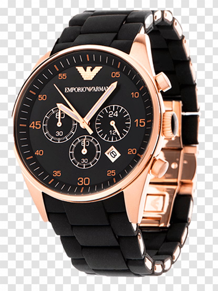 Armani Fashion Design Chronograph Watch - Watches Men Transparent PNG