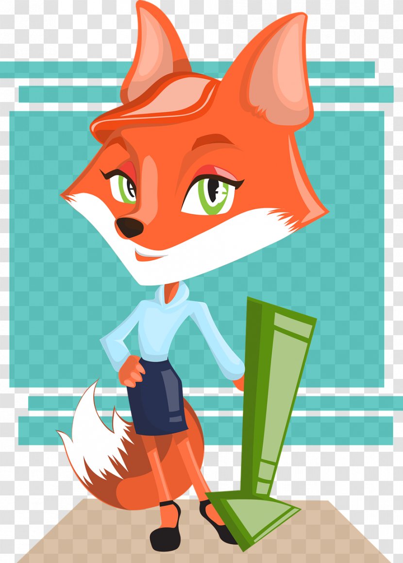 Businessperson Pixabay Illustration - Vertebrate - Fox Transparent PNG