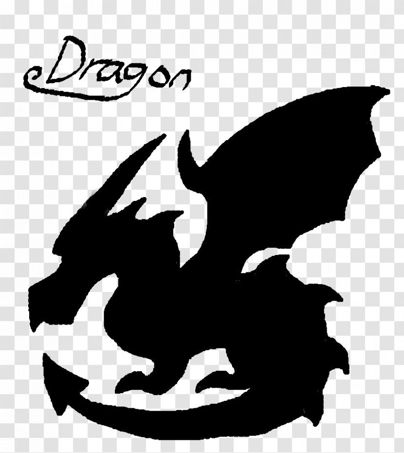 Dragon Fantasy Silhouette Clip Art - Carnivoran Transparent PNG