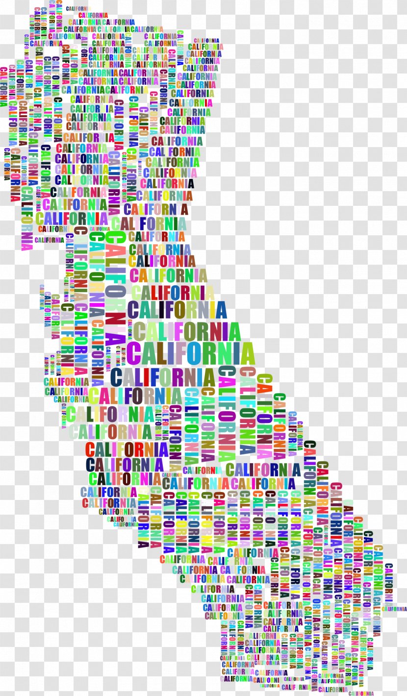 California Image U.S. State Clip Art - Us - As Map Transparent PNG