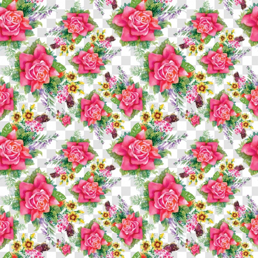 Garden Roses Download Pattern - Annual Plant - Rose Background Transparent PNG