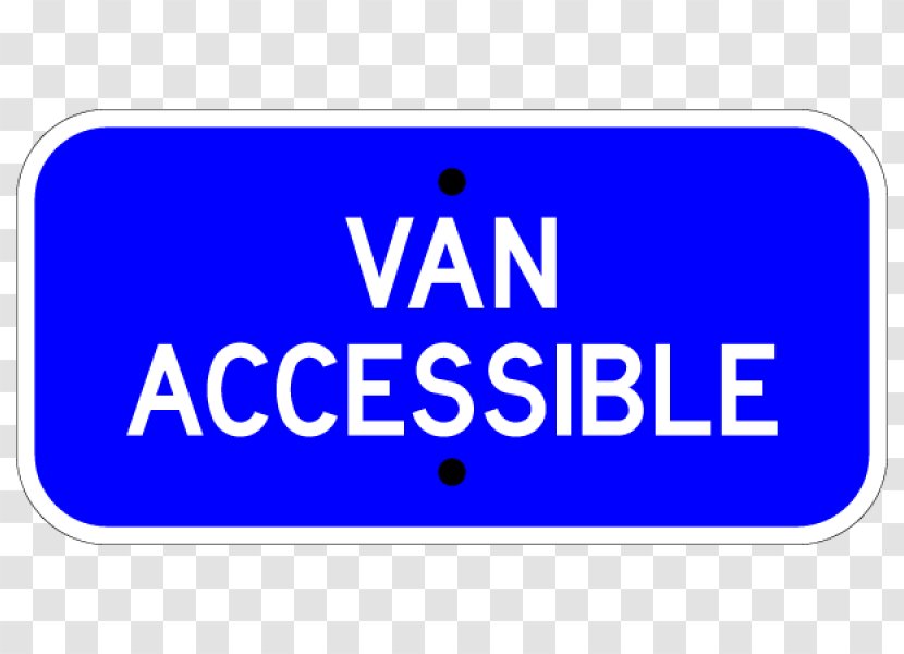 Disabled Parking Permit Disability Car Park Wheelchair Accessible Van Accessibility - Area - Backer Transparent PNG