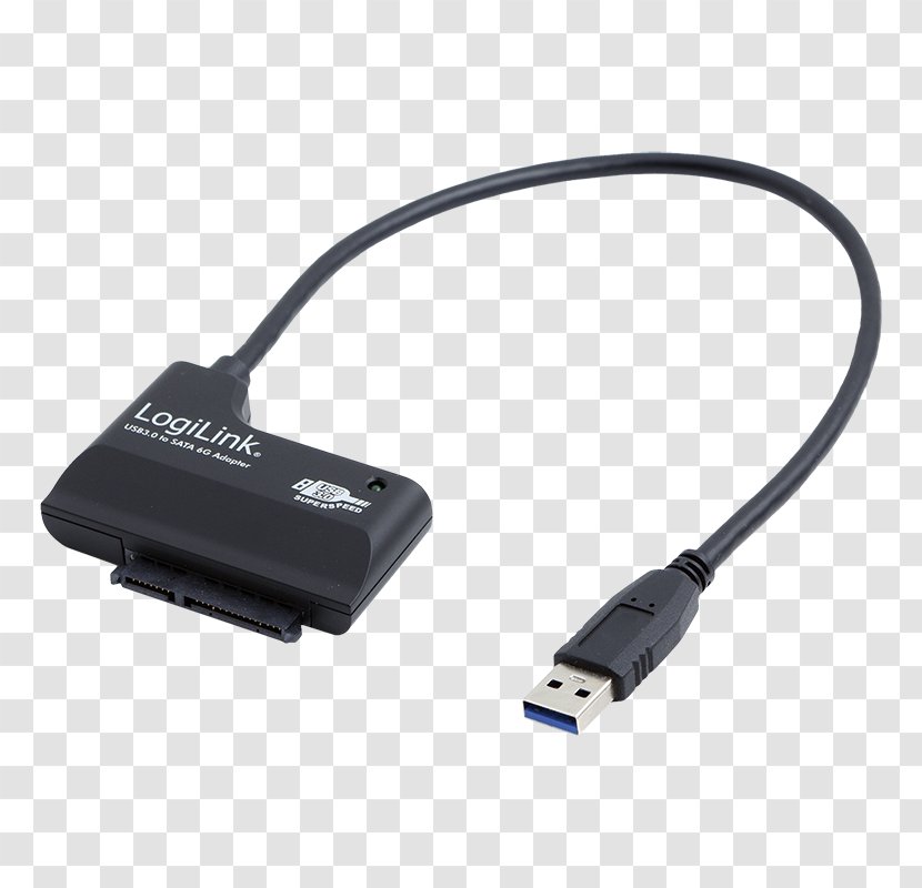Serial ATA USB 3.0 Parallel Adapter - Usb Cable Transparent PNG