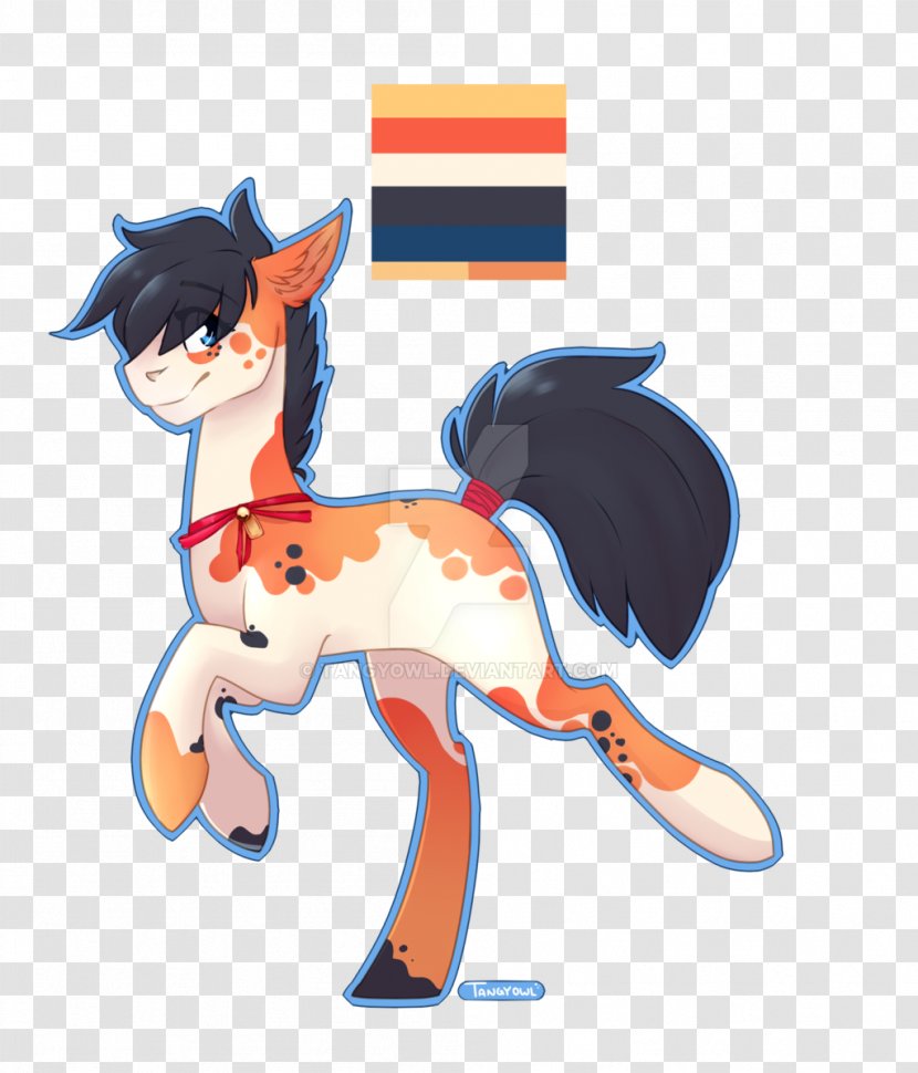 Horse Pony Drawing Art - Tail - Koi Transparent PNG