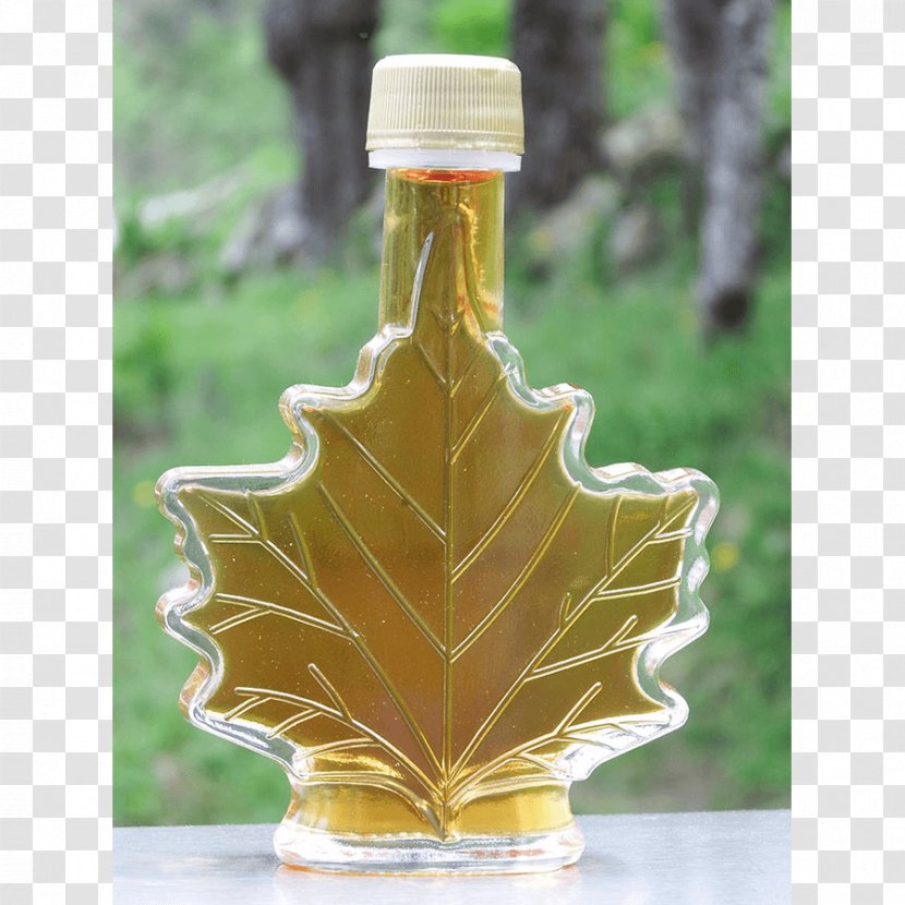 Glass Bottle Maple Syrup Liqueur Transparent PNG