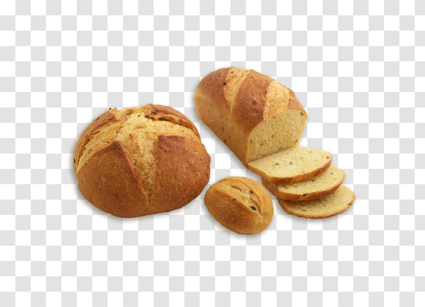 Rye Bread Sourdough Small Bun - Finger Food Transparent PNG