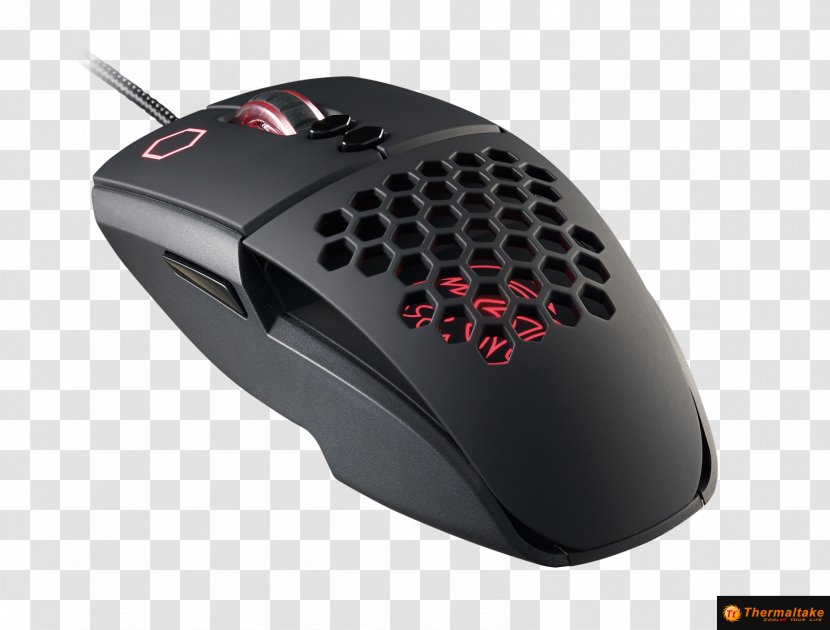 Computer Mouse Ventus X Laser Gaming MO-VEX-WDLOBK-01 Thermaltake Tt ESPORTS VENTUS - Technology - 7-btn MouseWiredUSB TteSPORTS Z Adapter/CableComputer Transparent PNG