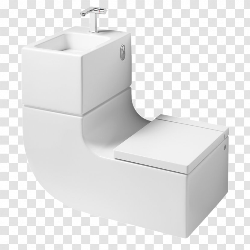 Roca Flush Toilet Sink Bathroom Transparent PNG