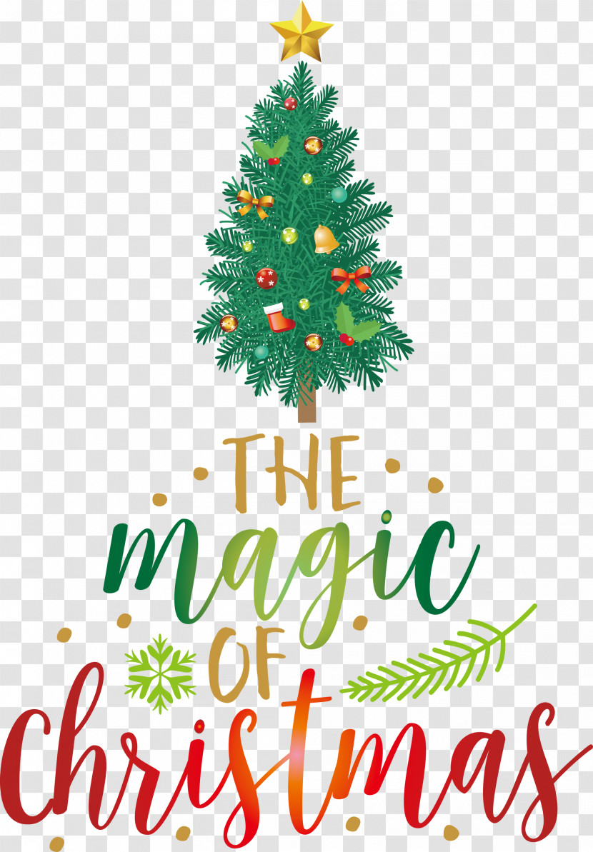 The Magic Of Christmas Christmas Tree Transparent PNG