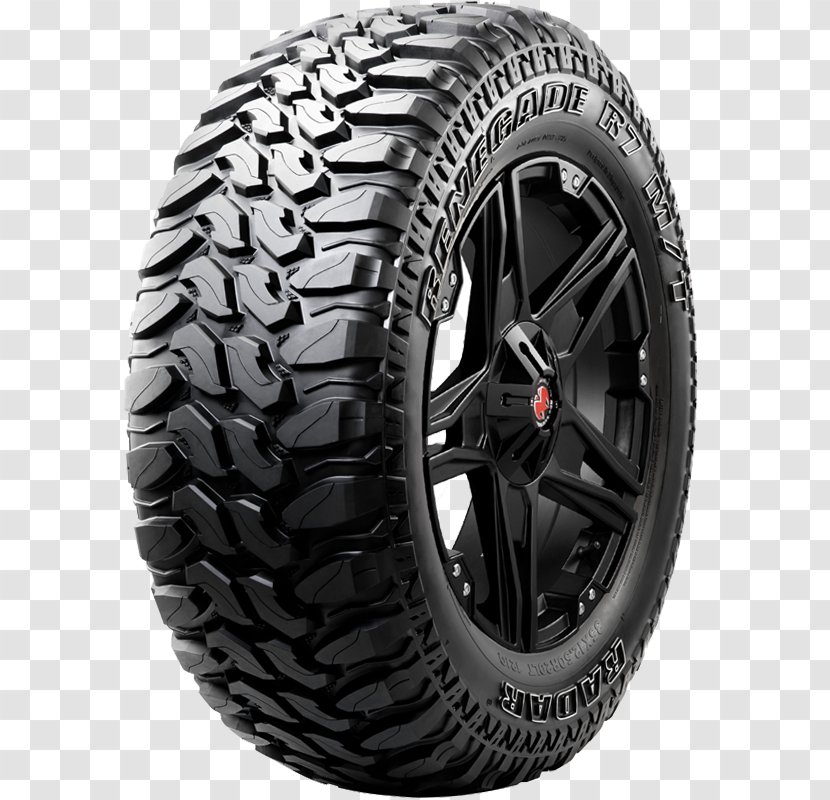 Car Motor Vehicle Tires Off-road Tire Radial Jeep Renegade - Traction Transparent PNG