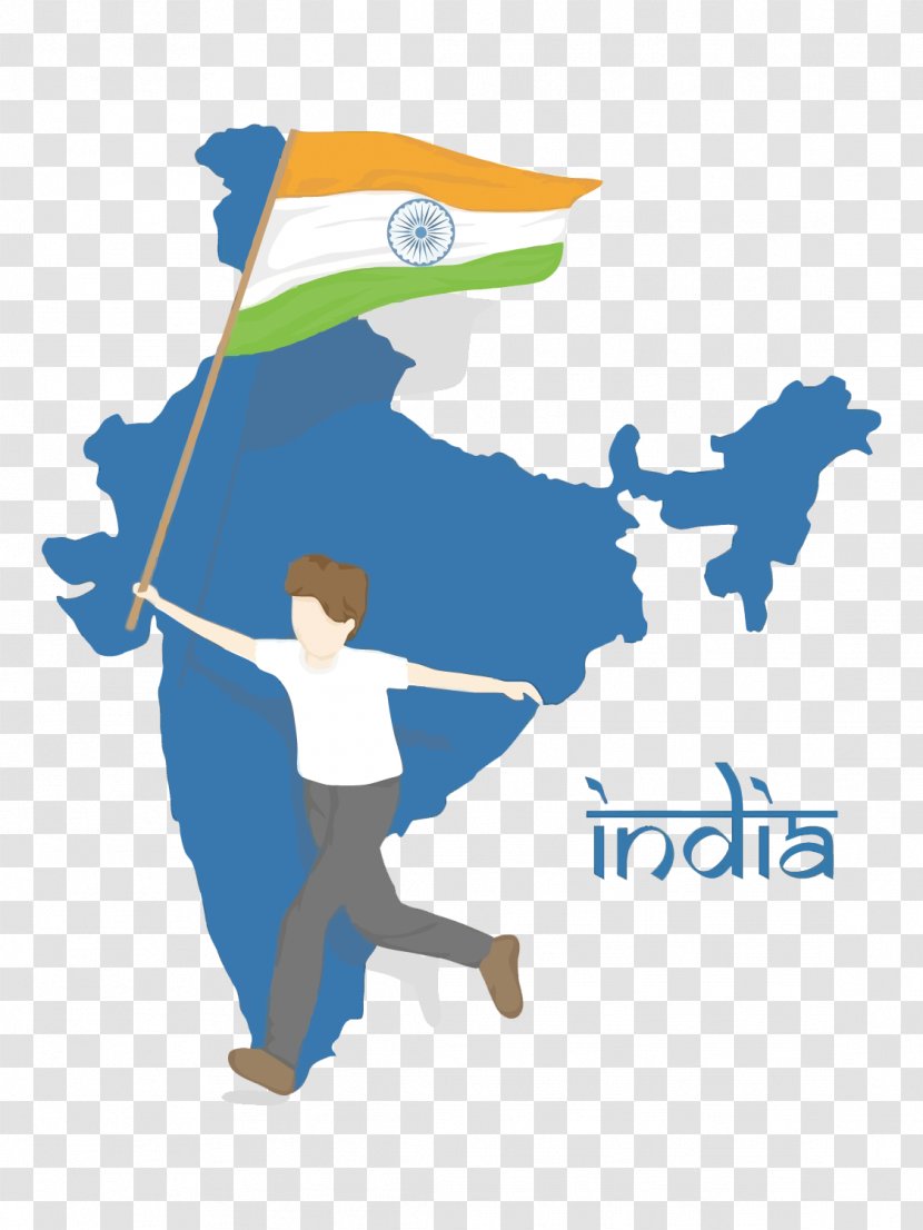 India Map Stock Photography Clip Art - Illustration - Vector Cartoon Independence Day Transparent PNG