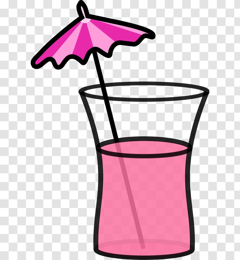 Cocktail Martini Cosmopolitan Pink Lady Mai Tai - Umbrella - Free Cookbook Clipart Transparent PNG